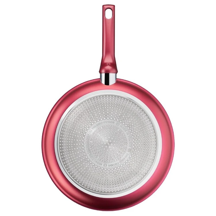 Tefal Daily Chef Red Induction Non-Stick Twin Pack Frypans 22/28cm - Image 3