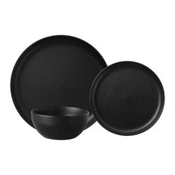 Soren Soho 12 Piece Dinner Set Black