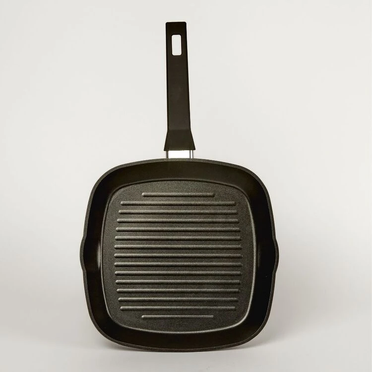 Swiss Diamond Deluxe Premium Forged Induction Square Grill Pan 28 Cm