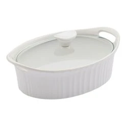 Corningware French White Ovenware Oval Casserole 2.35L
