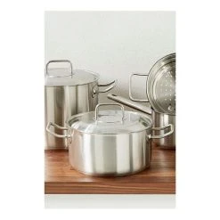 SCANPAN Commercial Stainless Steel Dutch Oven 24cm