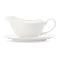 Casa Domani Pearlesque Gravy Boat And Saucer