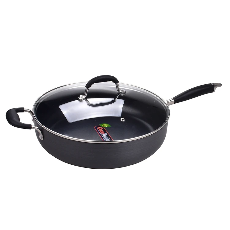Smith & Nobel Professional Hard Anodised Sauté Pan 32cm