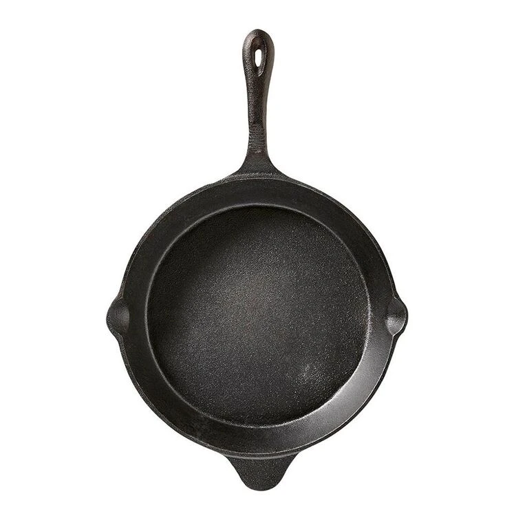Smith & Nobel Raw Cast Iron Skillet 30cm
