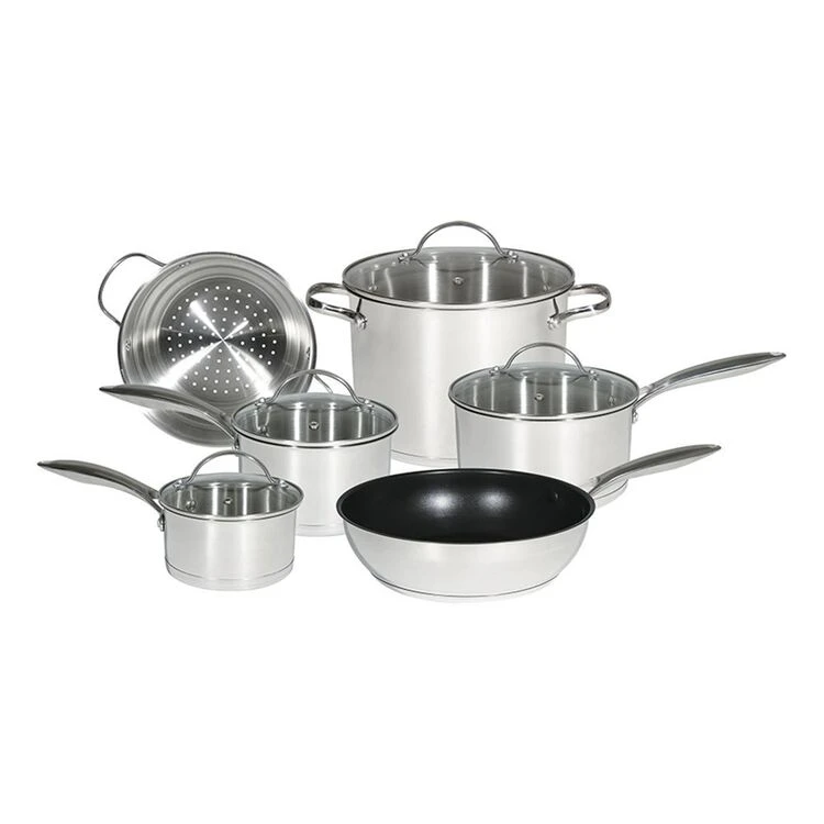 Smith & Nobel Professional Elite 6-Piece Stainless Steel Cookset