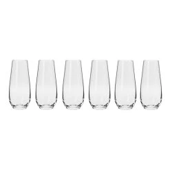 Krosno Harmony 6-Piece Stemless Flute Set