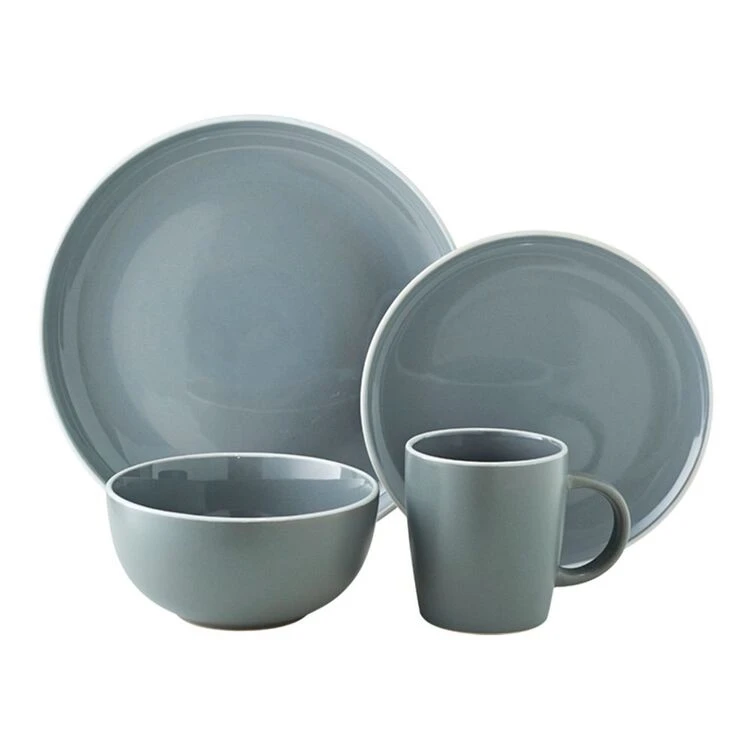 Soren Aurora 16-Piece Dinner Set Grey - Image 2