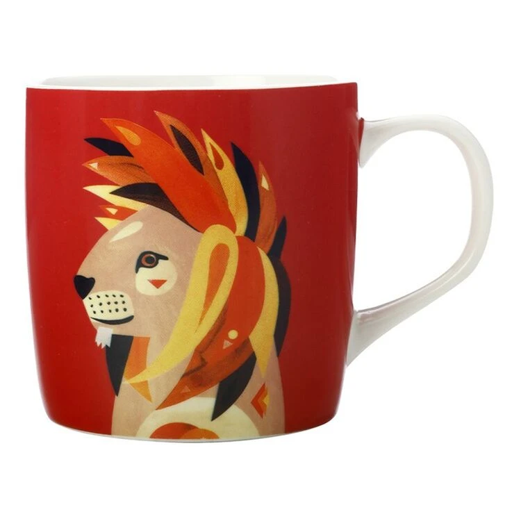 Maxwell & Williams Pete Cromer Wildlife Mug 375mL Lion
