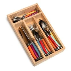 Laguiole Elite Rainbow 24 Piece Cutlery Set