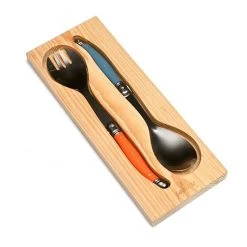 Laguiole Elite Rainbow 2 Piece Salad Server Set