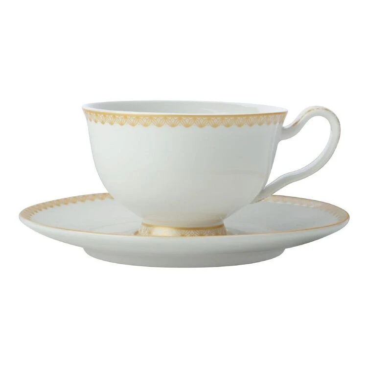 Maxwell & Williams Teas & C's Classic Footed Cup & Saucer 200mL White Gift Boxed